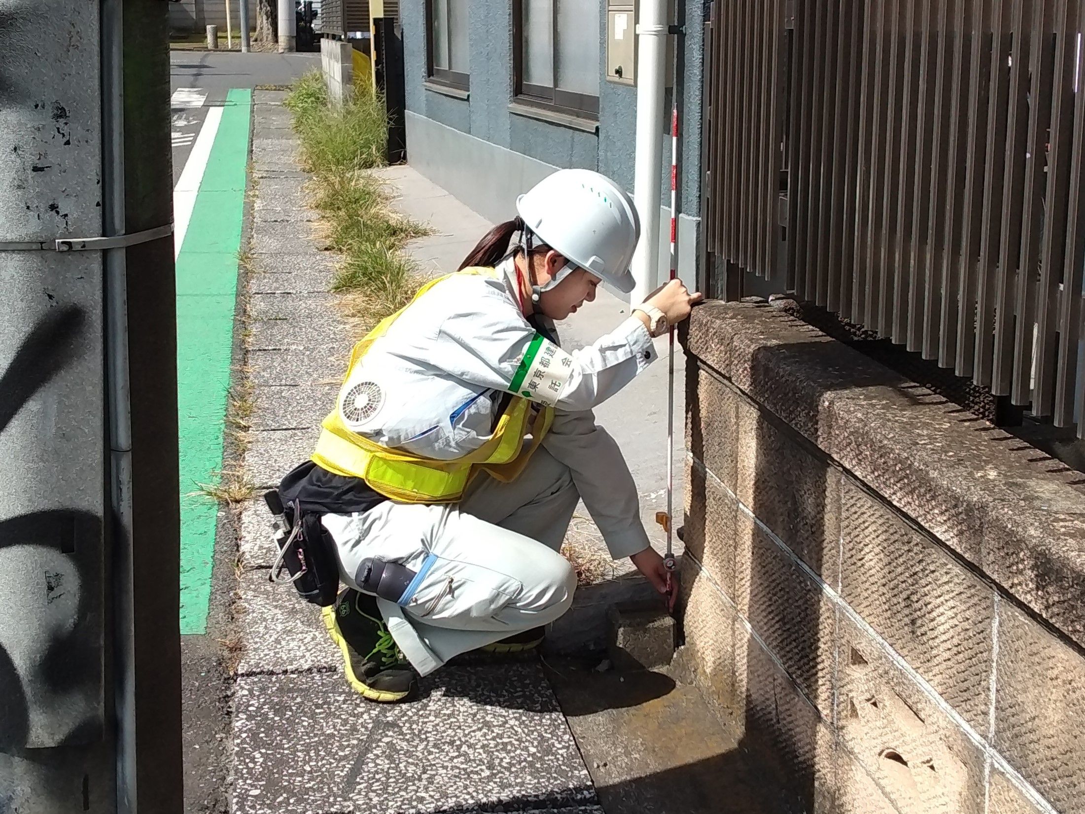 測量技術者のインタビュー画像